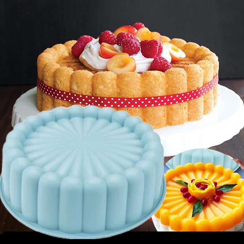 Kitchen Oven Baking Pans - ซิลิโคน Charlotte เค้ก PAN Nonstick Baking