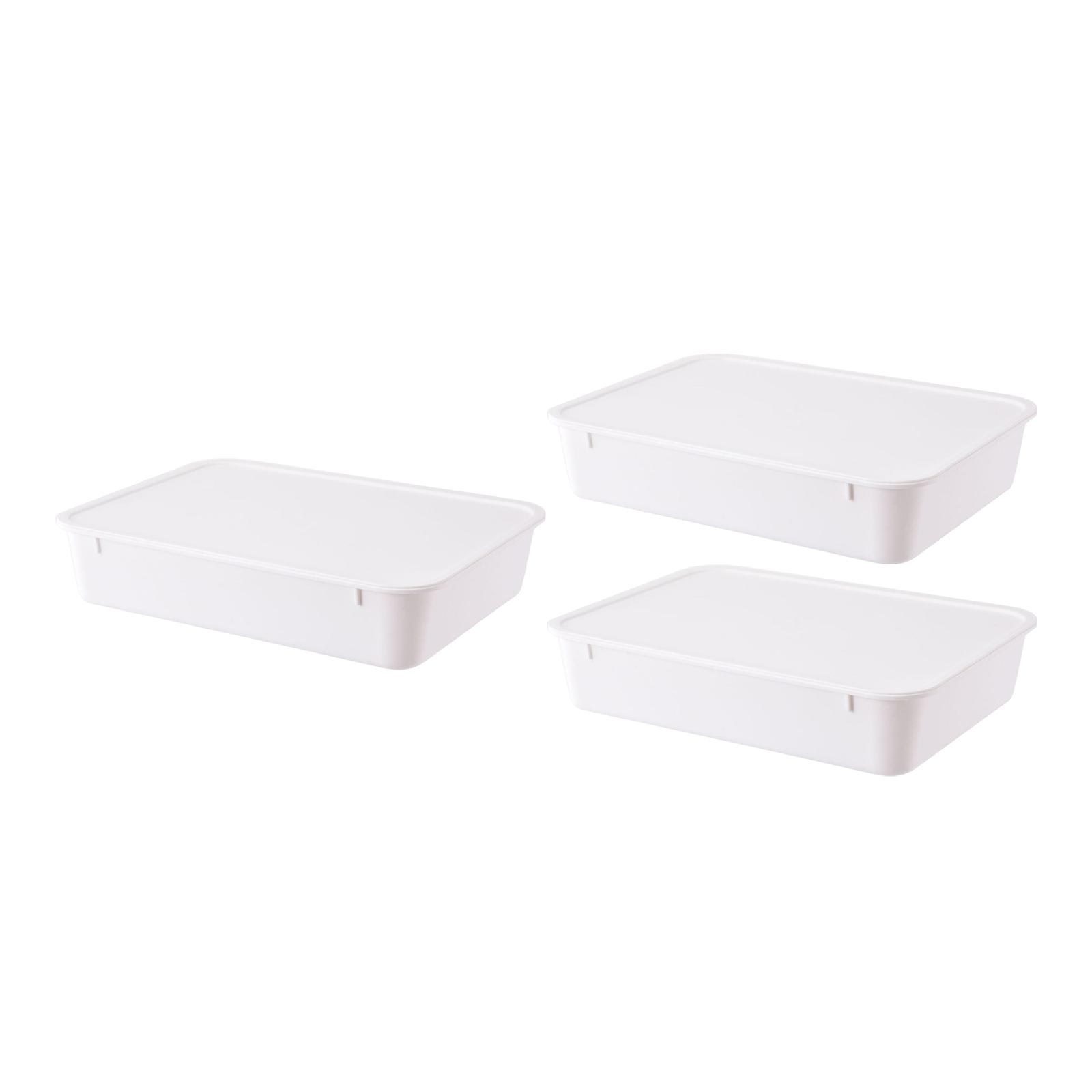 Kitchen Baking Storage Containers - กล่องหมักแป้งพิซซ่าอเนกประสงค์ อุปกรณ์อบขนม กล่องเก็บแป้งพร้อมฝาปิด กล่องหมักขนมปังสำหรับครัวเรือน