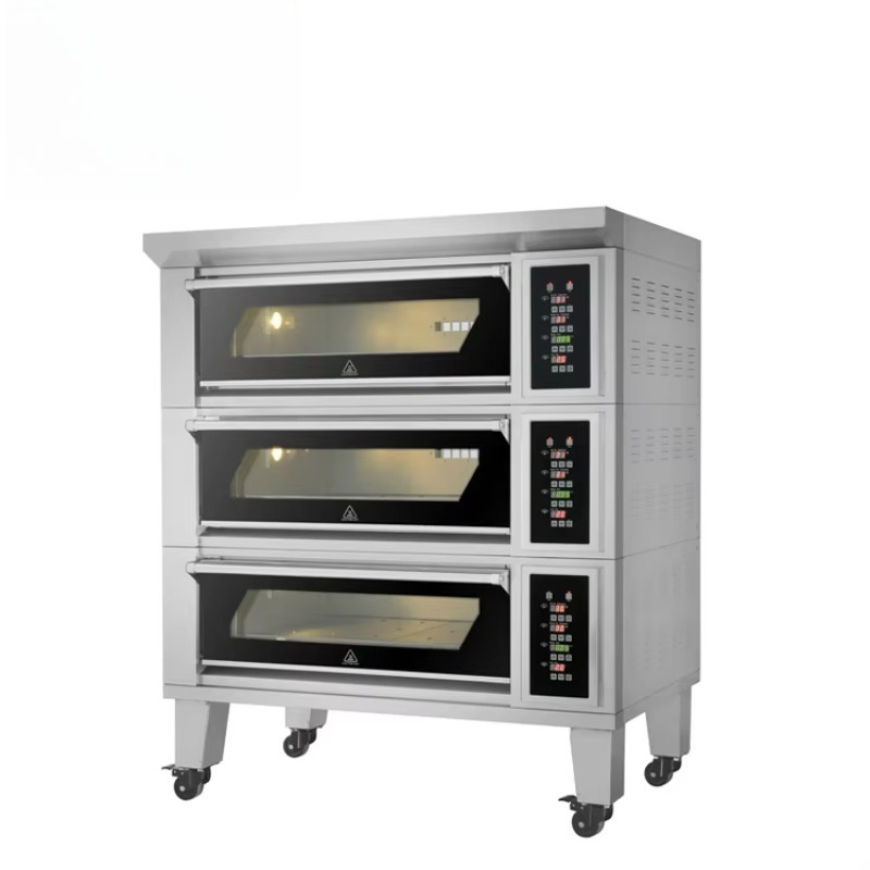 Commercial Kitchen Baking Oven - เตาอบไฟฟ้าแบบกำหนดเอง 1 ชั้น 2 ถาด สแตนเลส