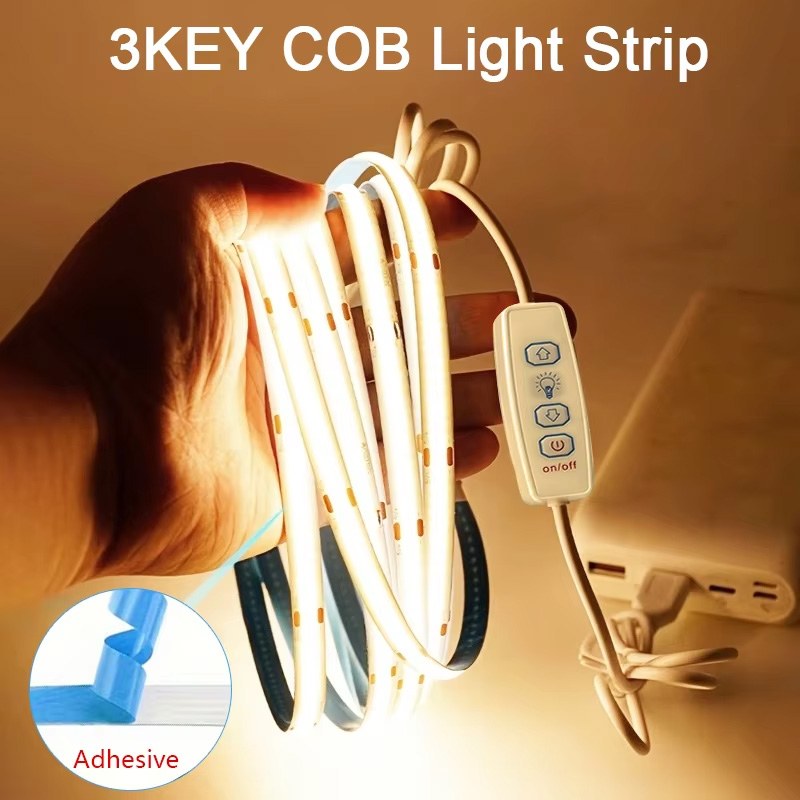 Kitchen Baking Cabinet - USB 5V COB แถบ LED หรี่แสงได้ไฟ