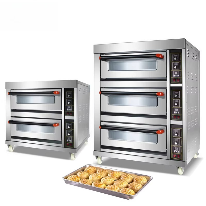Commercial Kitchen Baking Oven - เตาอบเบเกอรี่อินฟราเรดแบบเดี่ยวสำหรับใช้ในเชิงพาณิชย์ ผลิตตามสั่ง สำหรับอบมันฝรั่งอบ ขนมปังปลา ขาย