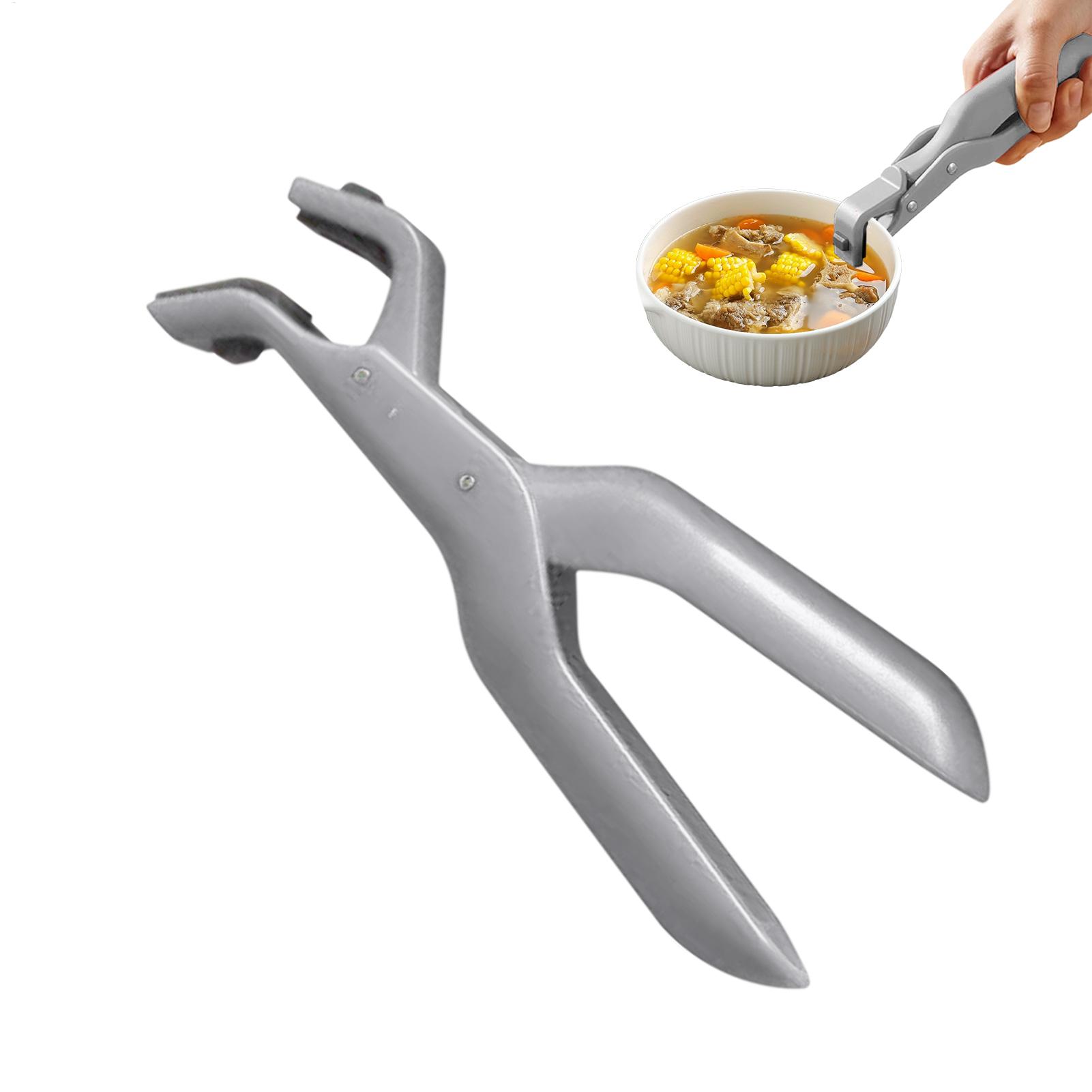 Kitchen Oven Baking Pans - ที่หนีบจานกันความร้อน ที่หนีบชามกันลื่น ที่หนีบกระทะกันลวก สำหรับใช้ในครัวเรือน สำหรับกระทะทอด หม้อทอดไร้น้ำมัน