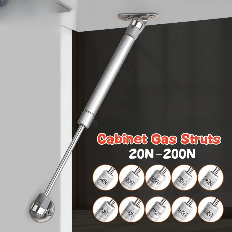 Kitchen Baking Cabinet - 20N-200N ทองแดง Force ตู้ประตูลิฟท์สนับสนุนแก๊สบานพับไฮดรอลิกตู้ครัวแก๊สฤดูใบไม้ผลิบานพับเฟอร์นิเจอร์ฮาร์ดแวร์