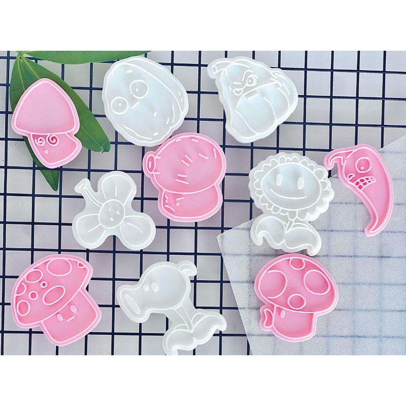 แม่พิมพ์บิสกิตการ์ตูน Plants V - Kitchen Baking Molds บทวิจารณ์และราคา