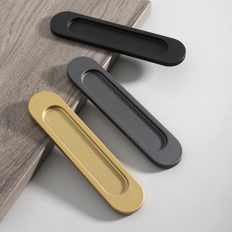 มือจับประตูบานเลื่อนแบบไม่ต้อง - Kitchen Baking Cabinet บทวิจารณ์และราคา