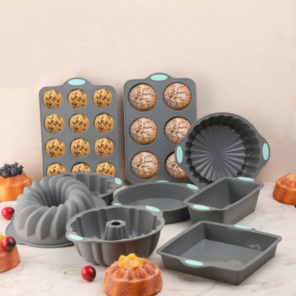 แม่พิมพ์เค้กซิลิโคนทนความร้อน  - Kitchen Oven Baking Pans บทวิจารณ์และราคา