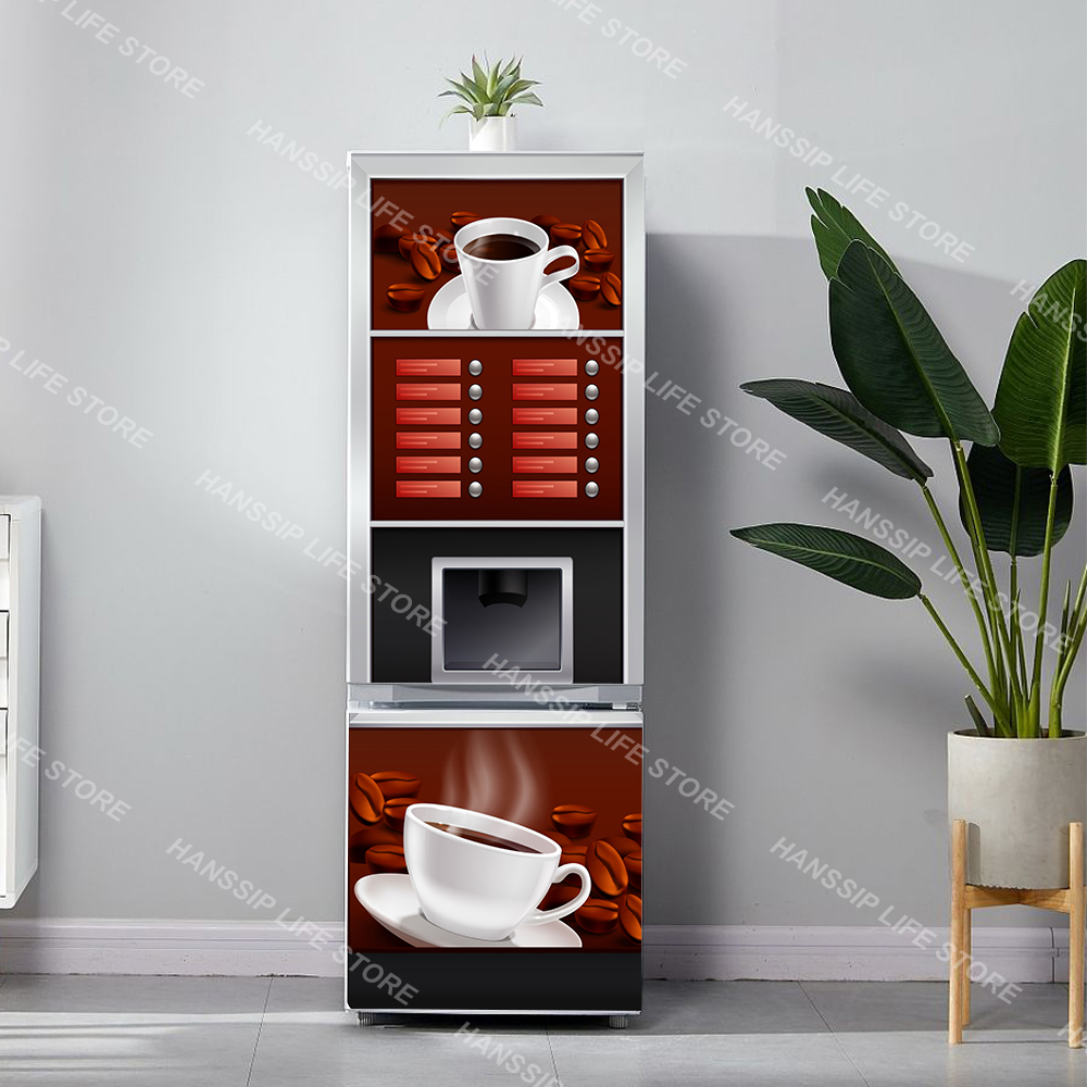 Retro โทรศัพท์บูธพิมพ์ตู้เย็นแ - Kitchen Baking Cabinet บทวิจารณ์และราคา