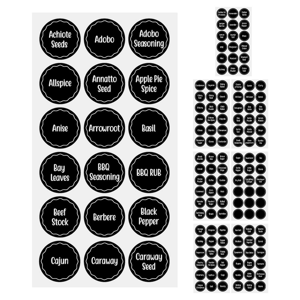 สติกเกอร์ติดฉลากเครื่องเทศกันน - Kitchen.Baking Labels บทวิจารณ์และราคา