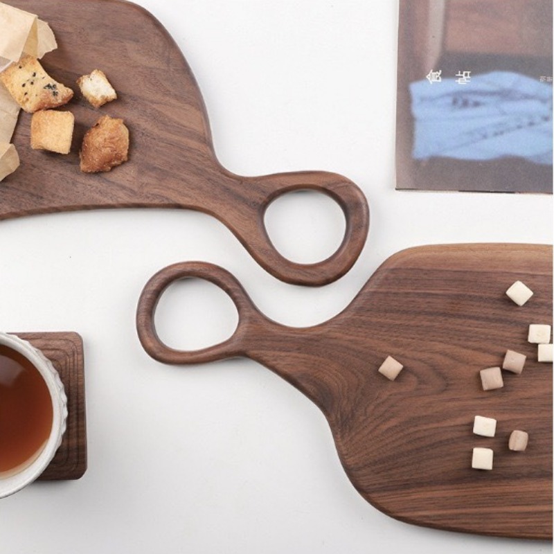 เขียงไม้แบล็ควอลนัทแท้ ถาดไม้  - Kitchen And Baking บทวิจารณ์และราคา
