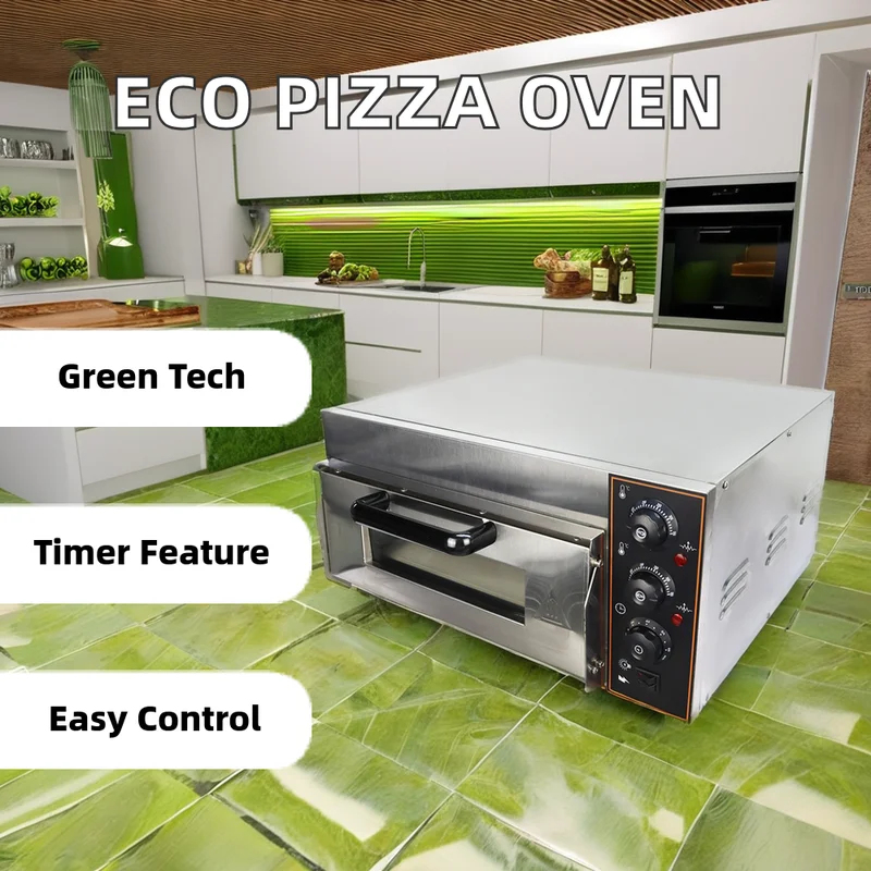 เตาอบพิซซ่าสแตนเลสแบบชั้นเดียว - Commercial Kitchen Baking Oven บทวิจารณ์และราคา