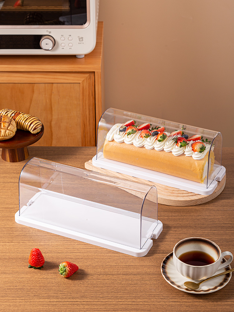 กล่องใส่เค้กโรลแบบใส กล่องเก็บ - Kitchen Baking Storage Containers บทวิจารณ์และราคา