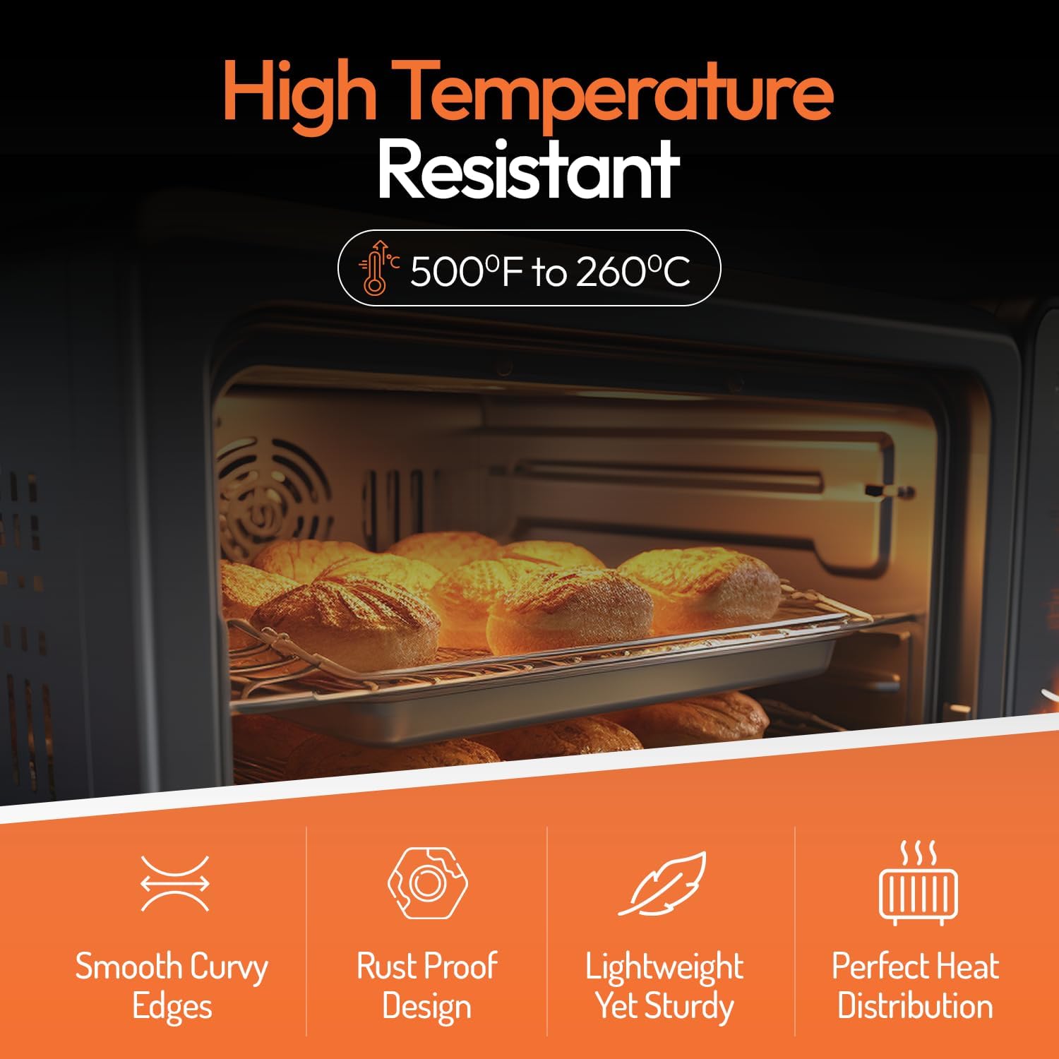 ชุดถาดอบขนมอลูมิเนียมขนาดใหญ่ส - Commercial Kitchen Baking Oven บทวิจารณ์และราคา