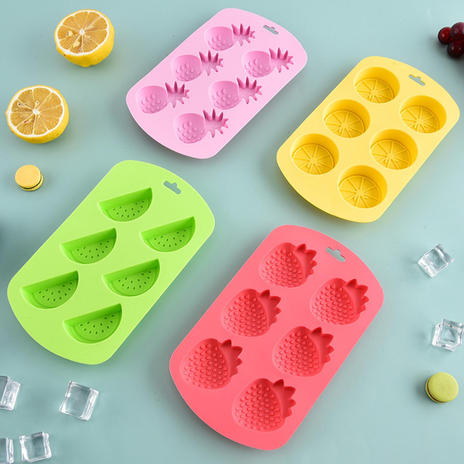 แม่พิมพ์ซิลิโคนรูปผลไม้ 6 ช่อง - Kitchen Baking Molds บทวิจารณ์และราคา