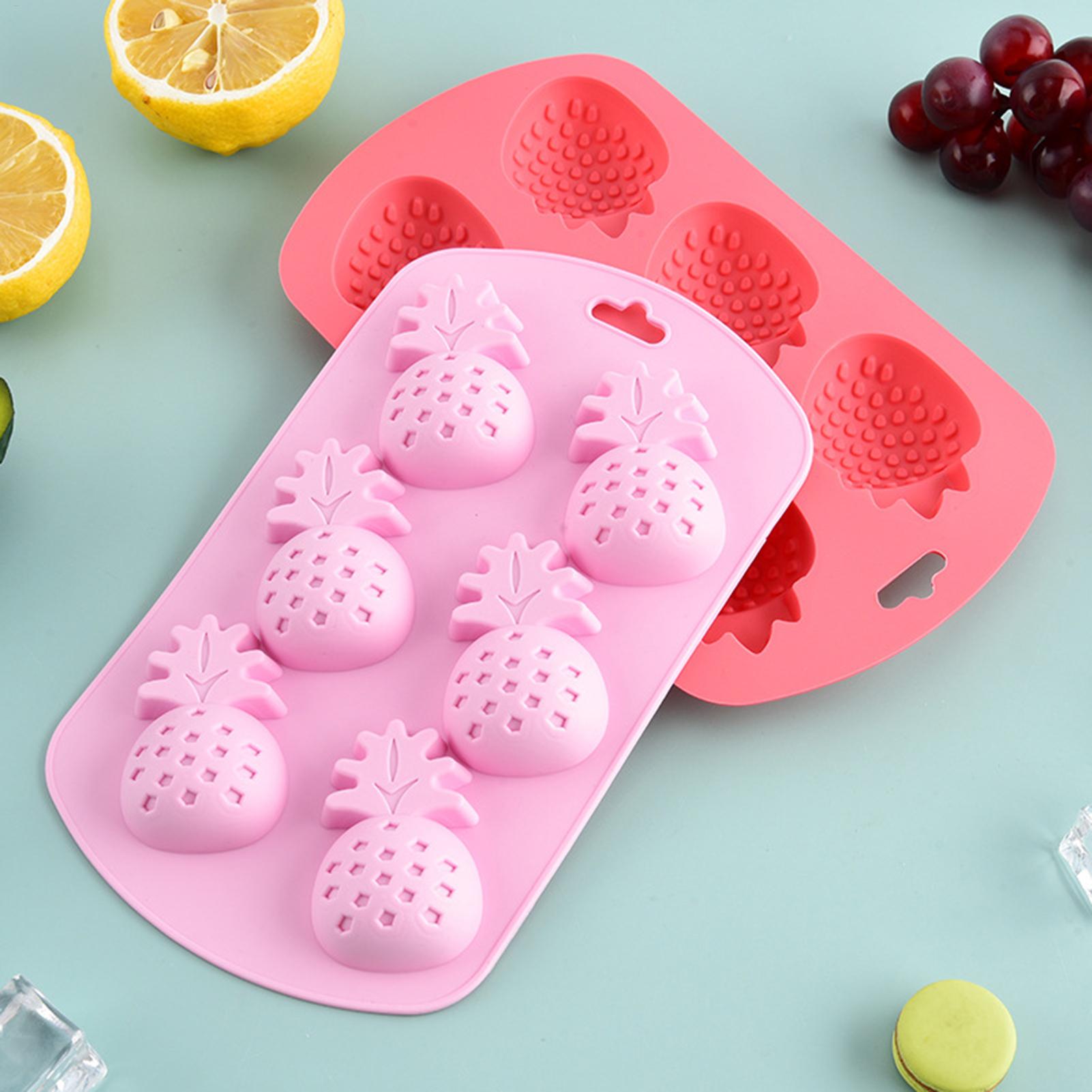 แม่พิมพ์ซิลิโคนรูปผลไม้ 6 ช่อง - Kitchen Baking Molds บทวิจารณ์และราคา