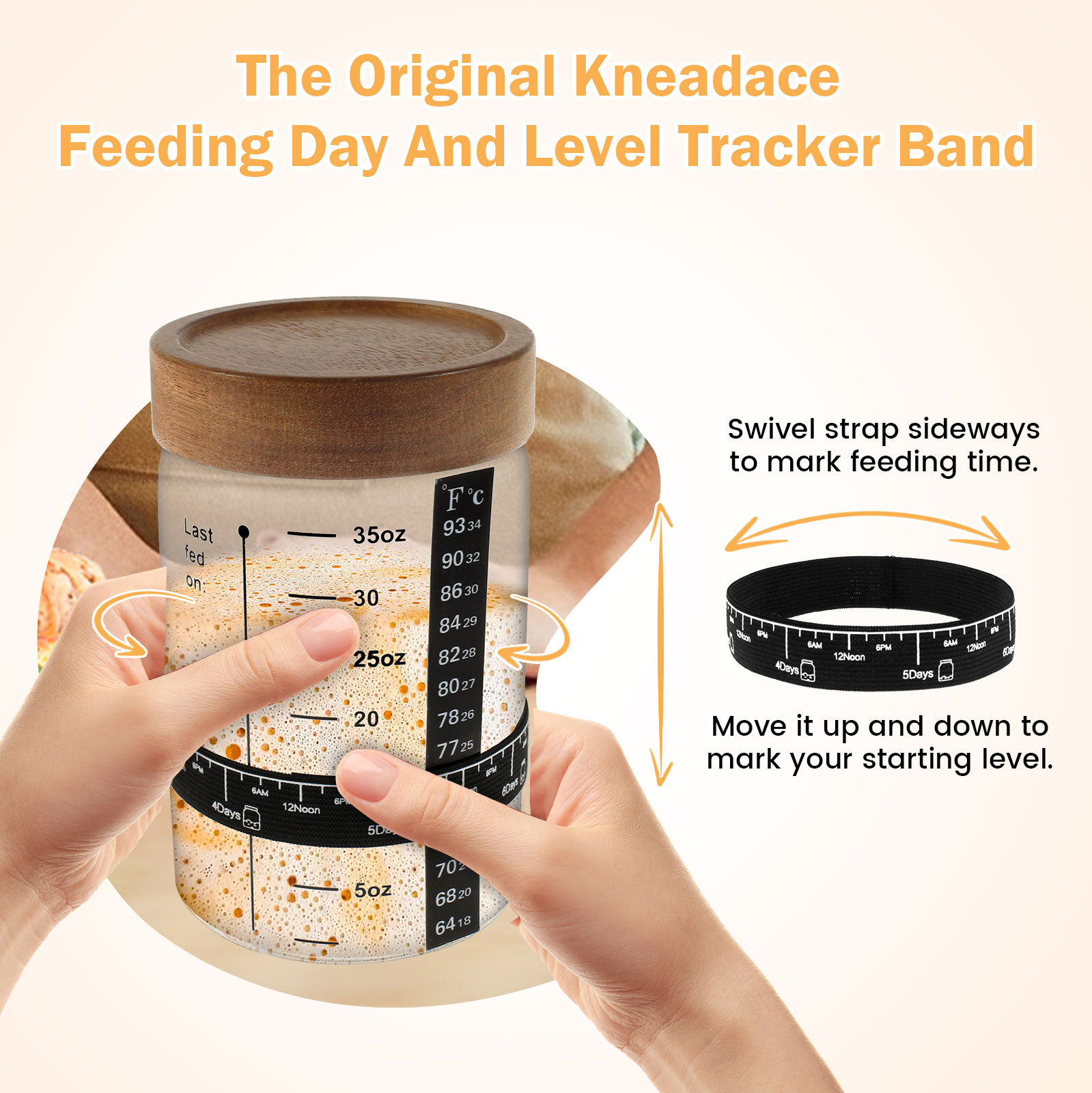 Sourdough ชุดโถสำหรับเริ่มใช้ง - Kitchen Baking Storage Containers บทวิจารณ์และราคา