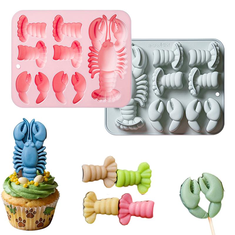 แม่พิมพ์ซิลิโคนรูปกุ้งล็อบสเตอ - Kitchen Baking Molds บทวิจารณ์และราคา