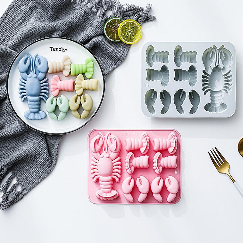 แม่พิมพ์ซิลิโคนรูปกุ้งล็อบสเตอ - Kitchen Baking Molds บทวิจารณ์และราคา