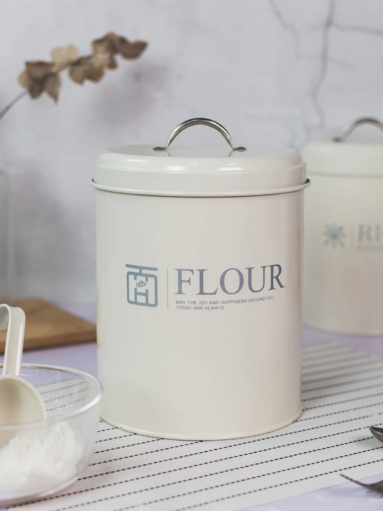 รอบประเภทอบแป้งคอนเทนเนอร์ห้อง - Kitchen Baking Storage Containers บทวิจารณ์และราคา