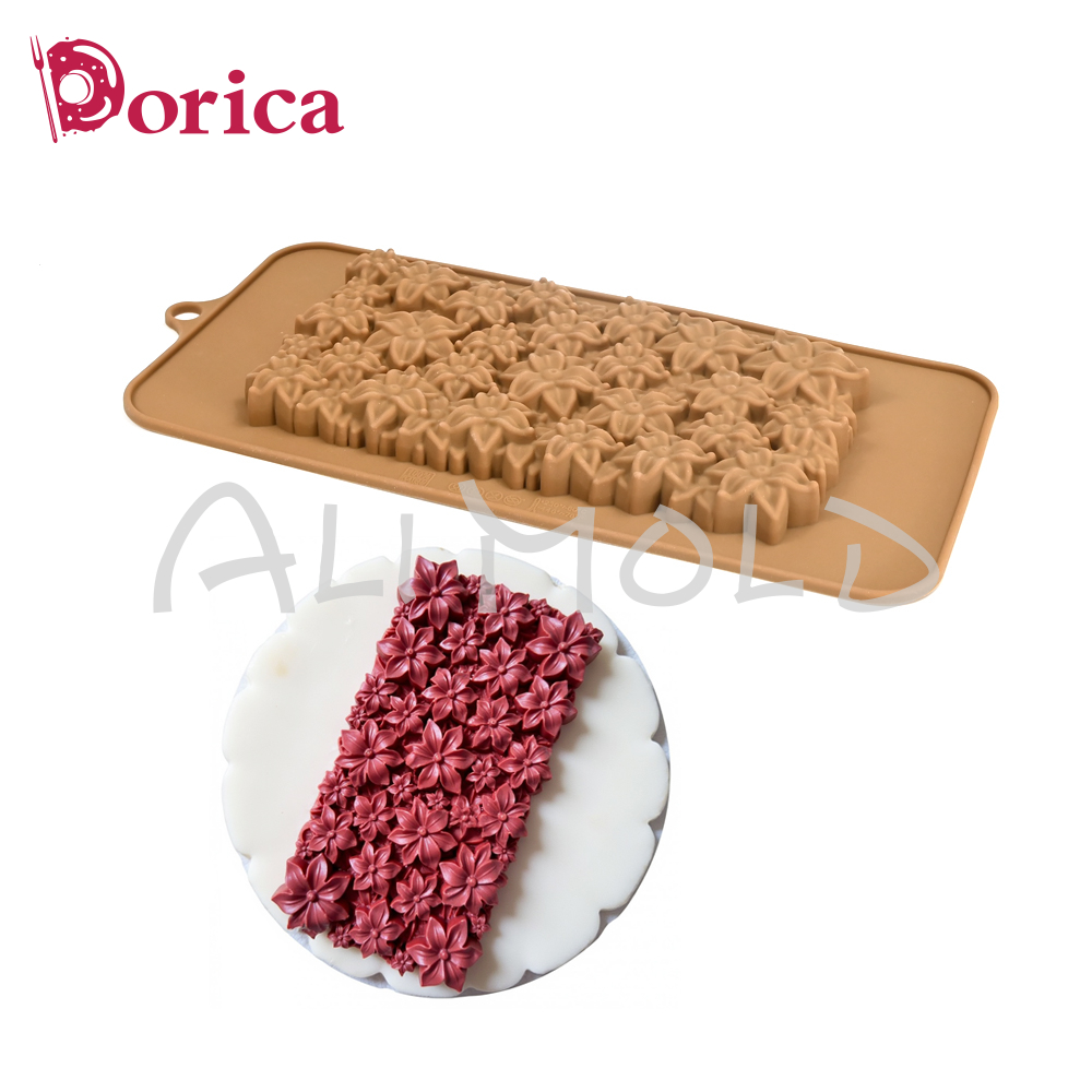 ดอกไม้ซิลิโคนช็อกโกแลตแม่พิมพ์ - Kitchen Baking Molds บทวิจารณ์และราคา