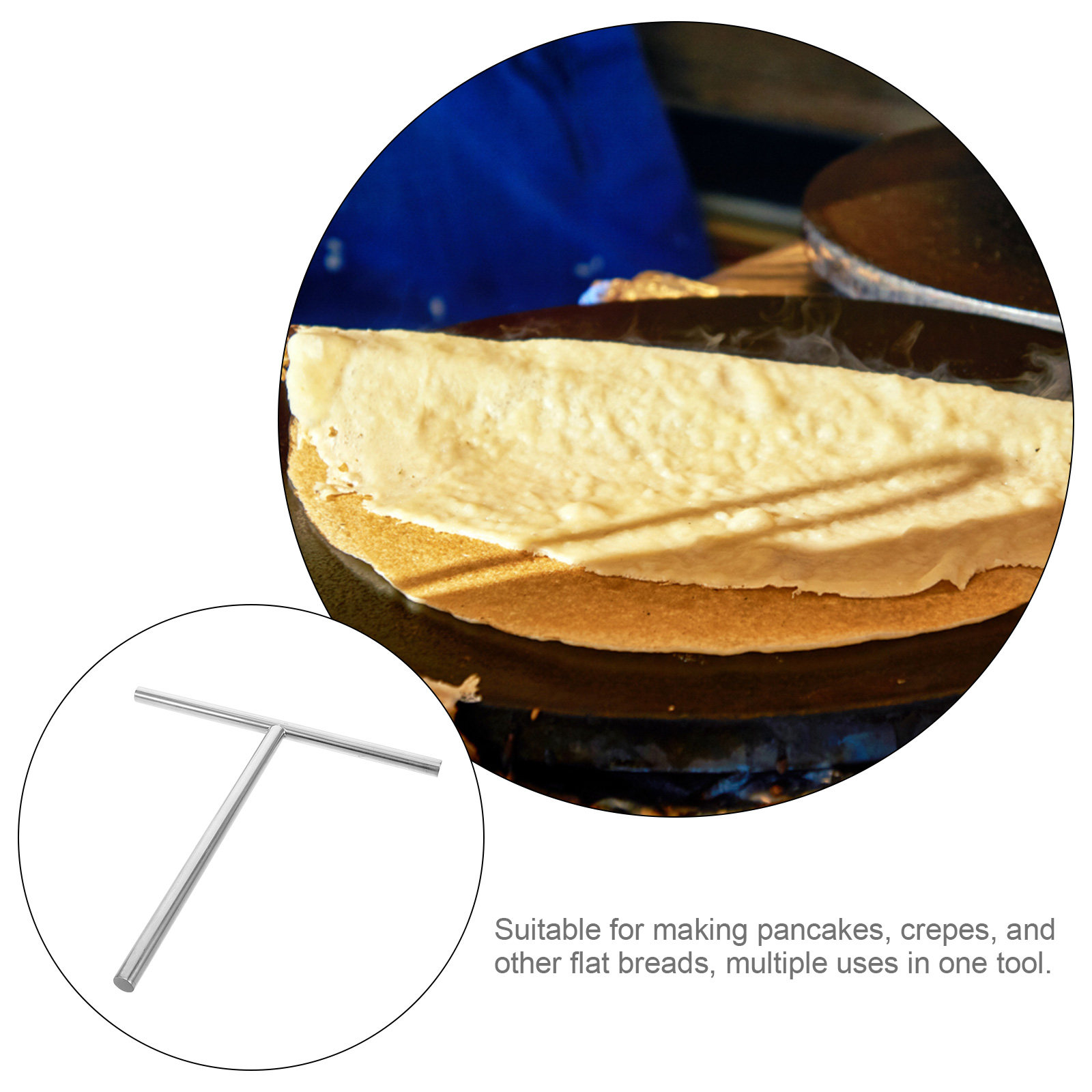 เครื่องมือปาดแป้งเครปสแตนเลส ส - Commercial Kitchen For Baking บทวิจารณ์และราคา
