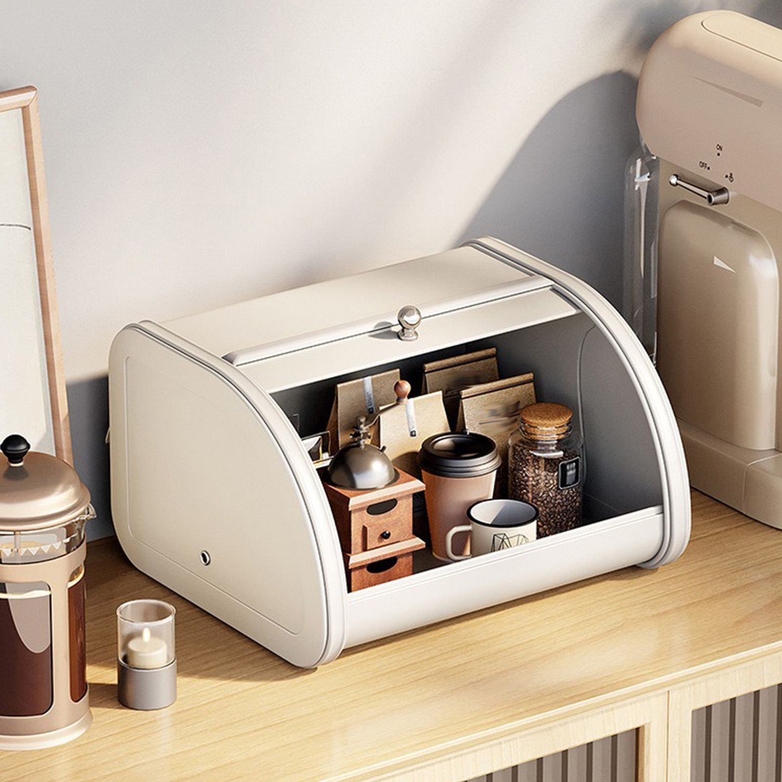กล่องเก็บขนมปังขนาดใหญ่สไตล์เร - Kitchen Baking Storage Containers บทวิจารณ์และราคา