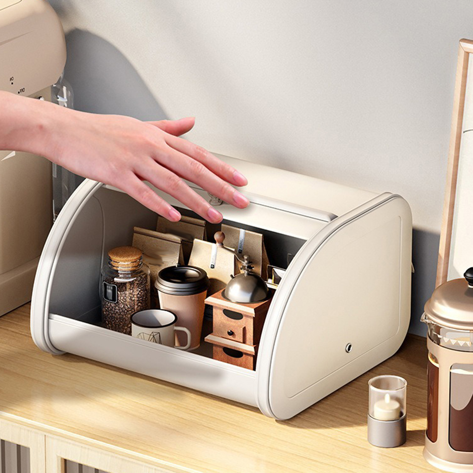 กล่องเก็บขนมปังขนาดใหญ่สไตล์เร - Kitchen Baking Storage Containers บทวิจารณ์และราคา