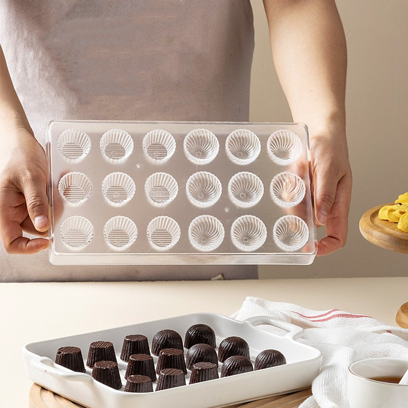 แม่พิมพ์ช็อกโกแลตพลาสติก PS โป - Kitchen Baking Molds บทวิจารณ์และราคา