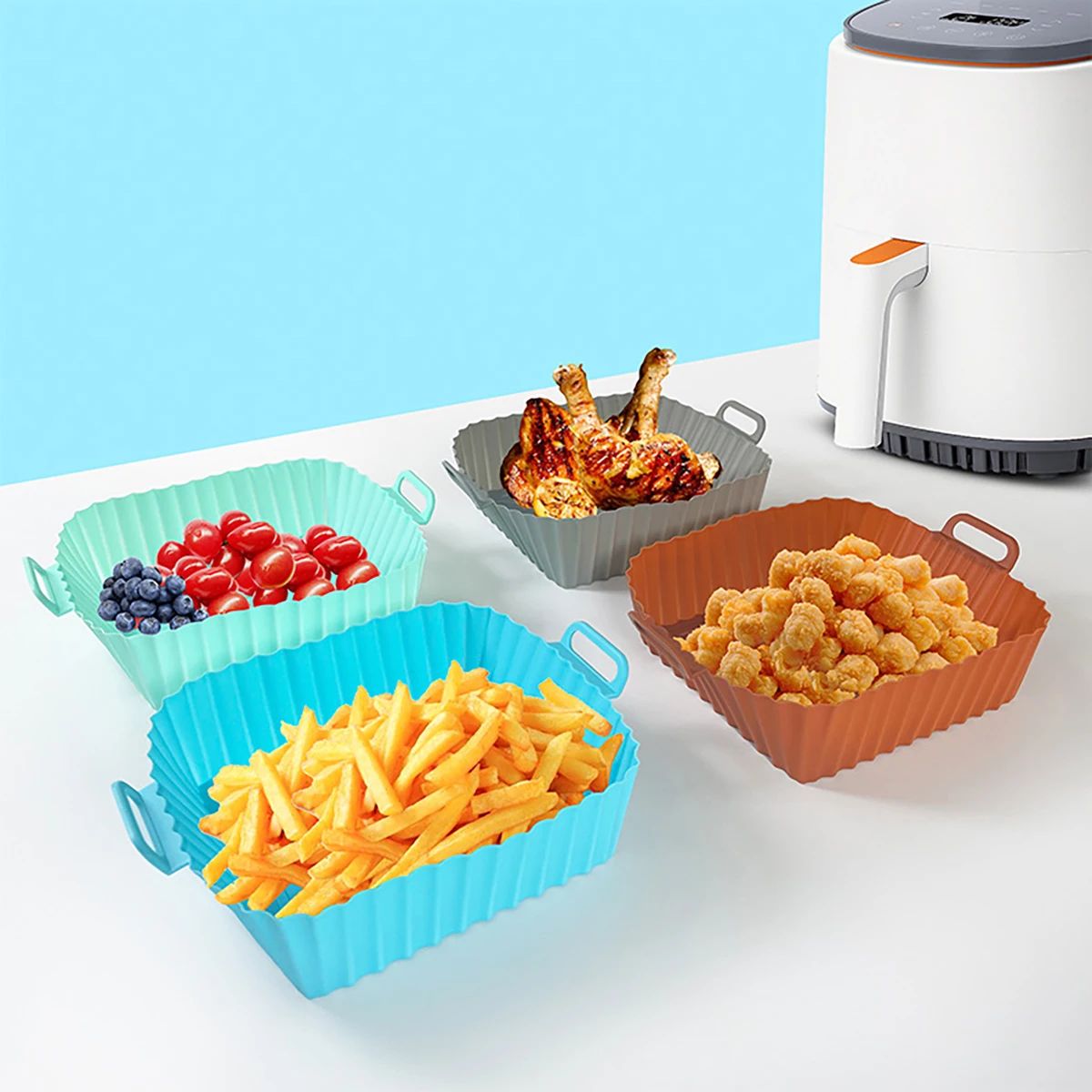 แม่พิมพ์ซิลิโคนสำหรับทอดอาหาร  - Kitchen Oven Baking Pans บทวิจารณ์และราคา