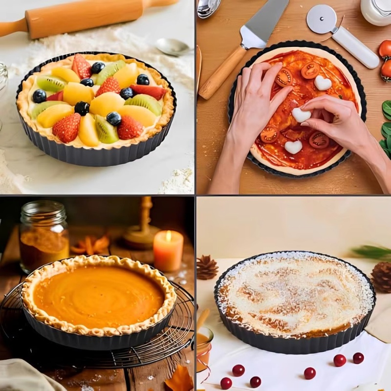 ถาดอบเค้กแบบถอดก้นได้ 1 ชิ้น ข - Kitchen Oven Baking Pans บทวิจารณ์และราคา